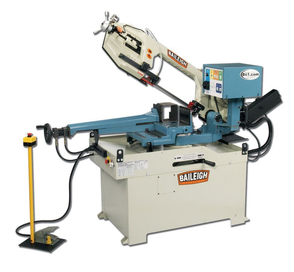 BAILEIGH INDUSTRIAL Gear Driven Dual Miter Band Saw BS-350SA