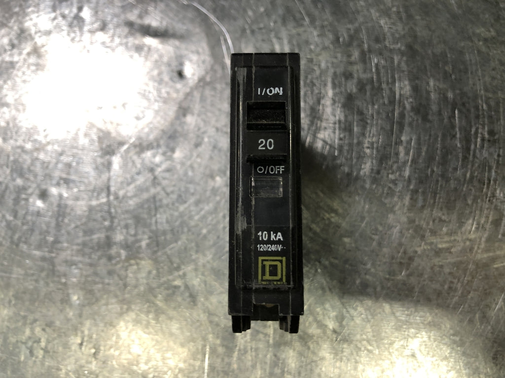 SQUARE D 20 Amp, 1 Pole, 120/240 volts Circuit Breakers QOB120CP