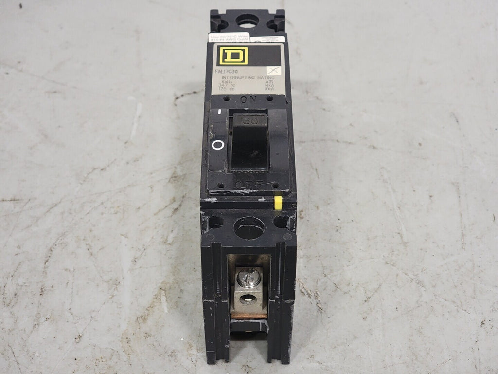 SQUARE D 30 Amp, 1 Pole, 347 Volts Circuit Breaker FAL17030