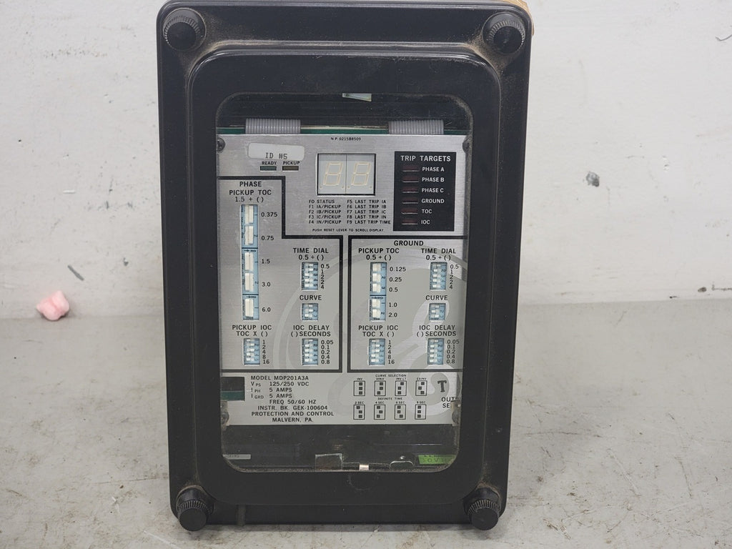 GENERAL ELECTRIC 5 Amp Overcurrent Protection Relay MDP201A03A