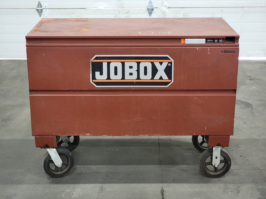 JOBOX Site-Vault Heavy Duty Storage Chest 1-654990 w/ Wheels