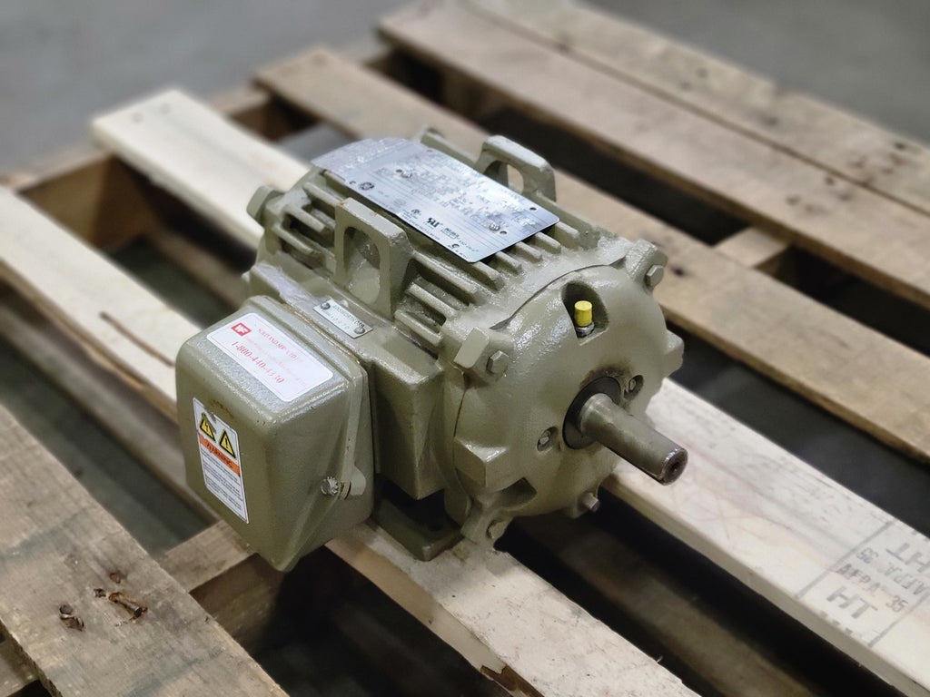 GE MOTORS 2 hp, 230/460 volts, 3510 rpm, 145T, Electric Motor 5KS145SAA105B (M490)