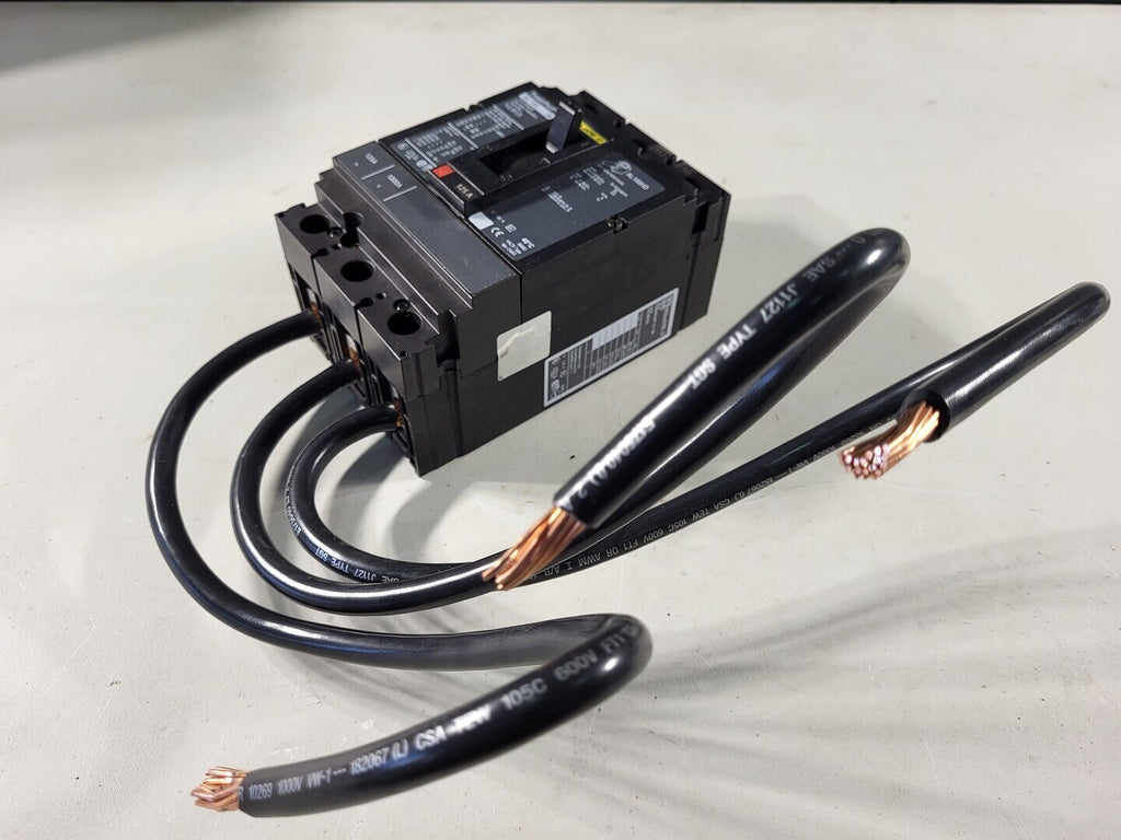 SQUARE D 125 Amp, 3 Pole, 600 volts Circuit Breaker HJL36125 w/ Trip Unit