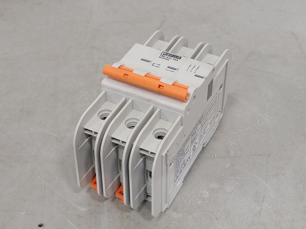 PHOENIX CONTACT 50 Amp, 3 Pole, 240 volts Circuit Breaker 1010302 (Box of 3)