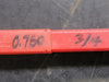 DORMER 3/4in. x 9-1/2in. Chucking Reamer, 0.750in. Dia. Str. Shank