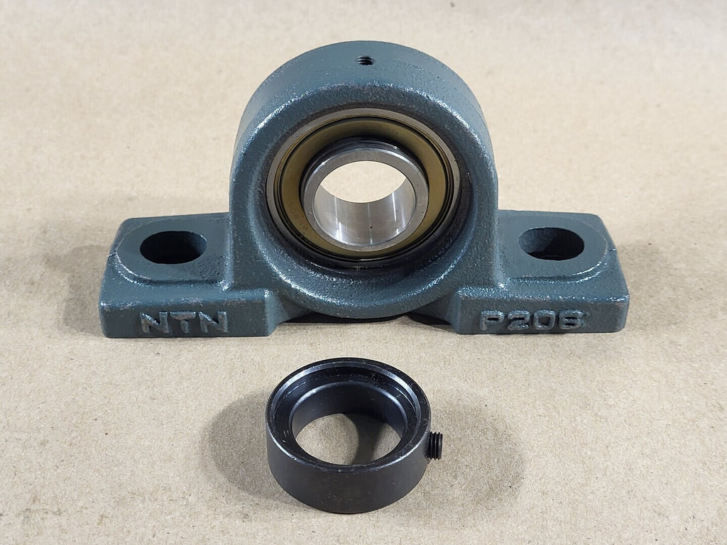 NTN 1-3/16-In Bore 2-Bolt Pillow Block Bearing Unit AELP 206-103 with Lock Collar 