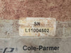 COLE-PARMER Pump Motor 7553-70, 6-600 RPM