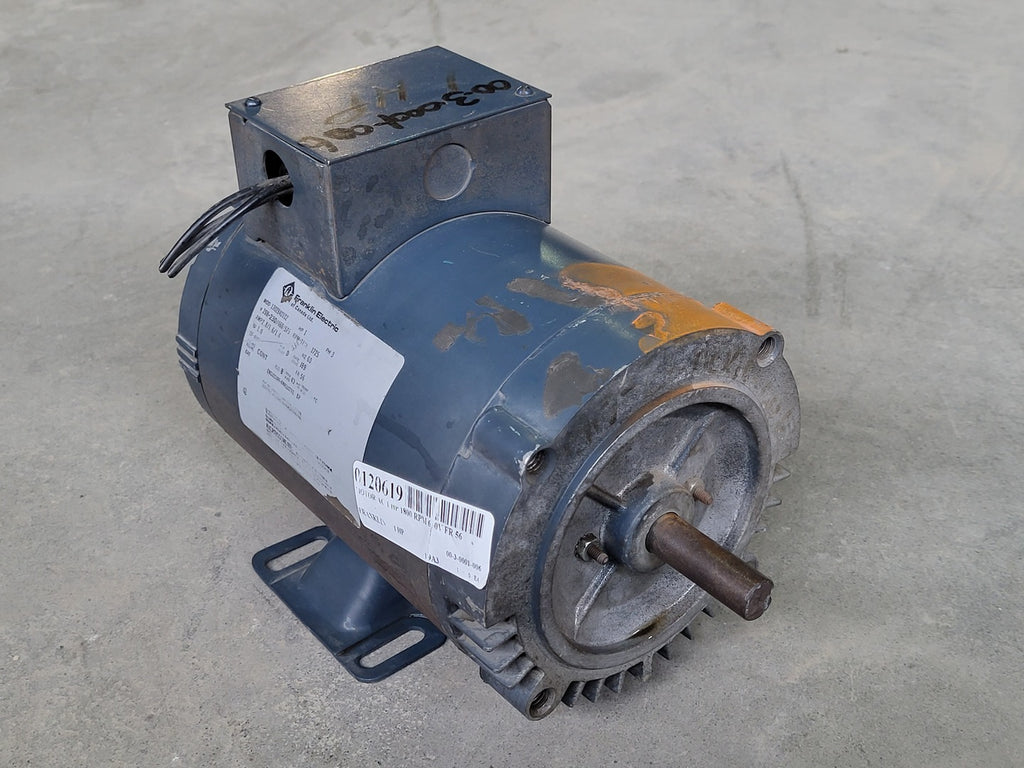 FRANKLIN ELECTRIC 1 hp, 208/230 volts, 1725 rpm, 3ph, Electric Motor 1302840102