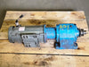 BALDOR 1 hp, 90 volts, 1750 rpm, 56C Electric Motor CDP3445 w/ Gear Reducer 