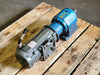 BALDOR 1 hp, 90 volts, 1750 rpm, 56C Electric Motor CDP3445 w/ Gear Reducer 