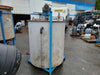 Copper Sulphate (CuSO4) Polyethylene Storage Tank w/ Baldor 3/4 HP DC Agitator Motor & Steel Support Frame