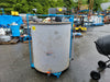 Copper Sulphate (CuSO4) Polyethylene Storage Tank w/ Baldor 3/4 HP DC Agitator Motor & Steel Support Frame