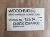 WOODHEAD 3' 14AWG 4P Male Straight Single-End Cordset 32634