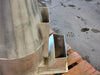 KERKAU Custom Stainless Steel Process Transition Hopper Assemblies w/ 4" ASME B16.5 Class 150 F304/304L Flanged Outlets (Lot of 2)