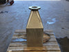 KERKAU Custom Stainless Steel Process Transition Hopper Assemblies w/ 4" ASME B16.5 Class 150 F304/304L Flanged Outlets (Lot of 2)