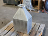 KERKAU Custom Stainless Steel Process Transition Hopper Assemblies w/ 4" ASME B16.5 Class 150 F304/304L Flanged Outlets (Lot of 2)