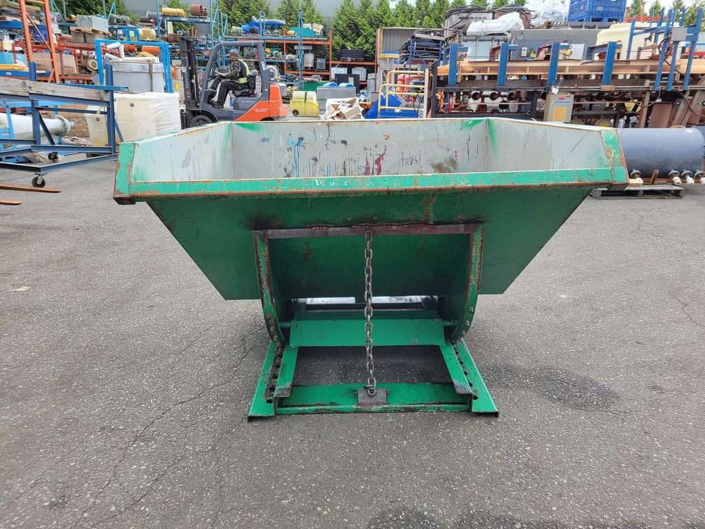 WASTELINE Self Dumping Hopper / 2 Cu Yrd Capacity / Spring Loaded Release 