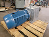 WEG 22:1 Ratio Gear Reducer GR139-Y30-4P-22-M1-ZPIE W/ 40 hp Electric Motor 