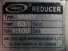 DELI MOTOR 1:100 Ratio Gear Reducer NMRV63 w/ 0.37 kW Electric Motor 