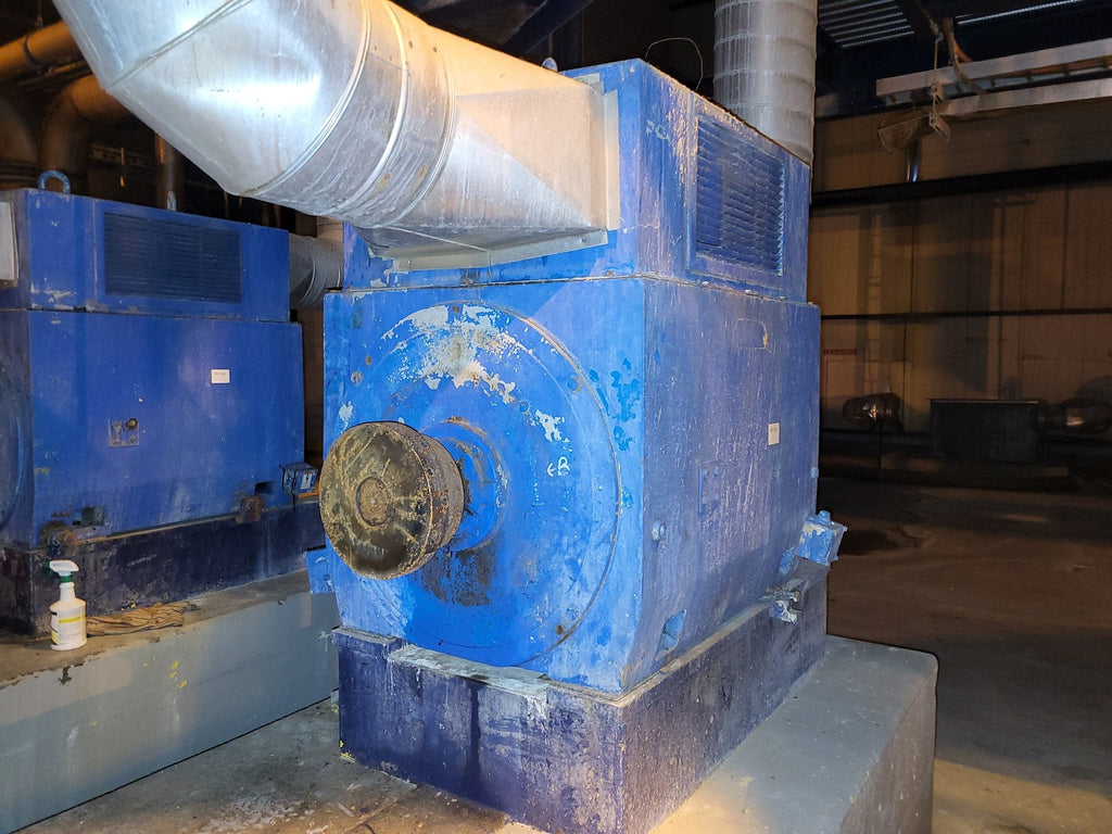 SIEMENS 450 hp, 4000 volts, 1180 rpm, 588US Induction Motor Type RGS