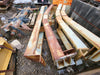 Scrap - 8ft. Conveyor V-Return Idler - Bracket Only