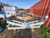 8ft. Conveyor V-Return Idler w/ Rubber Rollers