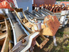 Scrap - 8ft. Conveyor Idler - Bracket Only