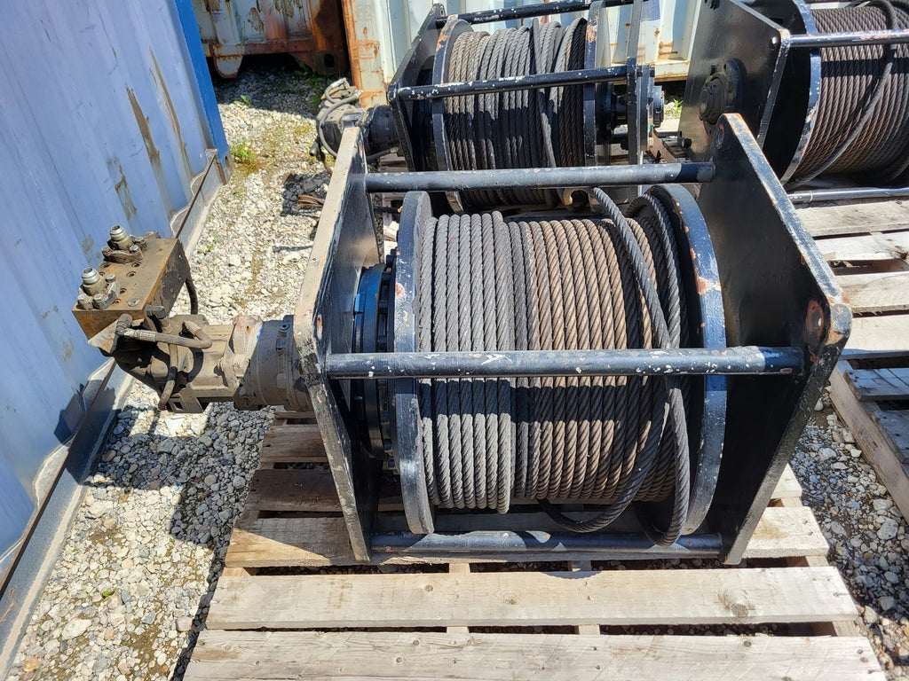 DREDGING SUPPLY COMPANY Dredge Winch DSC-WN200 w/ PARKER F12 Series Fixed Displacement Motor 3780783