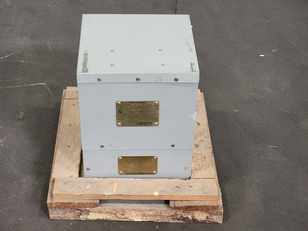 JEFFERSON ELECTRIC 7.5 kVA Transformer, 450 pri. volts, 120 sec. volts 244-001-458