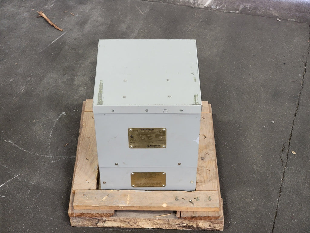 JEFFERSON ELECTRIC 7.5 kVA Transformer, 450 pri. volts, 120 sec. volts 244-001-458