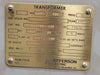 JEFFERSON ELECTRIC 7.5 kVA Transformer, 450 pri. volts, 120 sec. volts 244-001-458