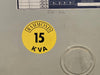 HAMMOND MANUFACTURING 15 kVA Transformer, 600 Delta pri. volts, 208Y/120 sec. volts K159K
