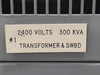 HAMMOND MANUFACTURING 300 kVA Transformer, 2400 pri. volts, 600 sec. volts 123362
