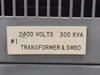 HAMMOND MANUFACTURING 300 kVA Transformer, 2400 pri. volts, 600 sec. volts 123362
