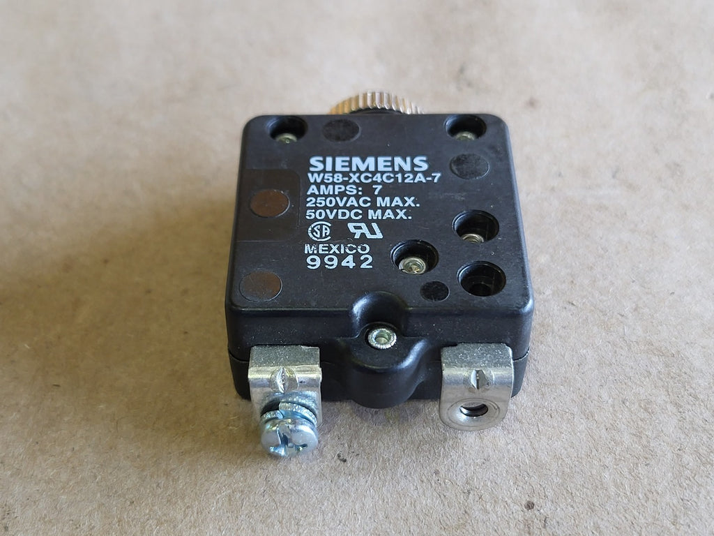SIEMENS 20 Amp, 1 Pole, 250 Volts Circuit Breaker W58-XC4C12A-7