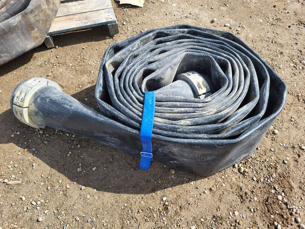 MINEFLEX 8" x 45 ft Lay Flat Hose 00-295 w/ Coupling 