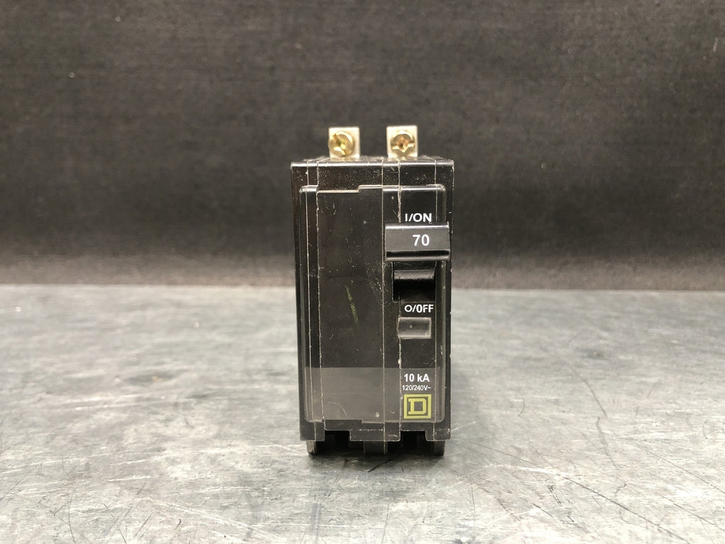 SQUARE D 70 Amp, 2 Pole, 120/240 volts Circuit Breaker QOB270