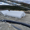 Rod Mill Feed Bin Conveyor from crusher building to ore bin - 1,312 ft x 30 in.