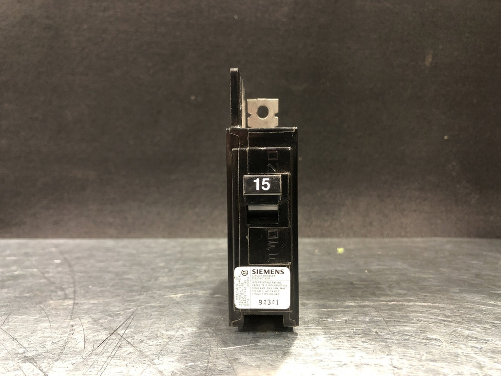 SIEMENS 15 Amp, 1 Pole, 120/240 volts Circuit Breaker BQ1B015