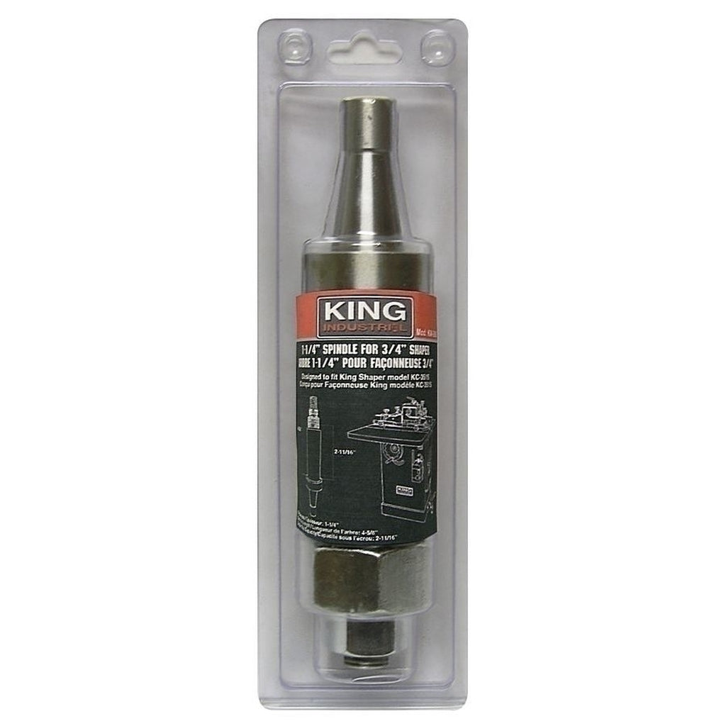 KING CANADA 1-1/4" Replacement Shaper Spindle No. KW-089 For KC-351S