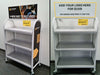 VOLVO 33" x 18" x 47" 3-Shelf Rolling cart w/ 3" Swivel Casters