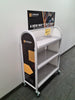 VOLVO 33" x 18" x 47" 3-Shelf Rolling cart w/ 3" Swivel Casters