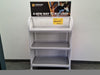 VOLVO 33" x 18" x 47" 3-Shelf Rolling cart w/ 3" Swivel Casters