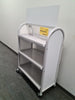 VOLVO 33" x 18" x 47" 3-Shelf Rolling cart w/ 3" Swivel Casters