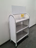 VOLVO 33" x 18" x 47" 3-Shelf Rolling cart w/ 3" Swivel Casters