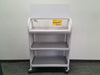 VOLVO 33" x 18" x 47" 3-Shelf Rolling cart w/ 3" Swivel Casters