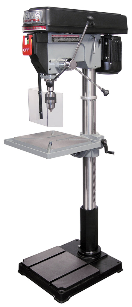 KING CANADA 22" Drill Press w/ Safety Guard KC-122FC-LS 