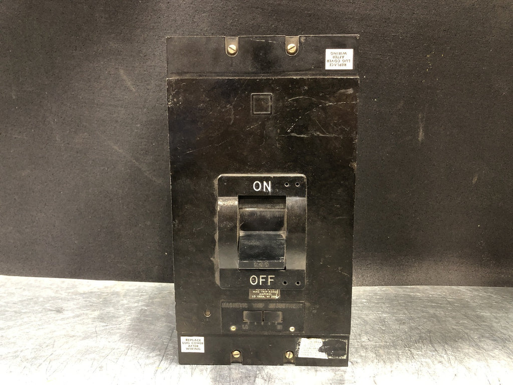 SQUARE D 200 Amp, 3 Pole, 600 Volts Circuit Breaker 
