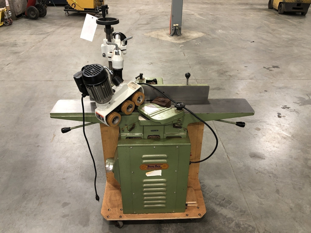 BUSYBEE 6" Jointer w/ Steff 2032 Automatic Power Feeder