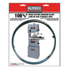 KING CANADA 100-5/8" x .025" x 3/4" - 4 TPI Wood Cutting Bandsaw Blade No. KBB-1334-4 